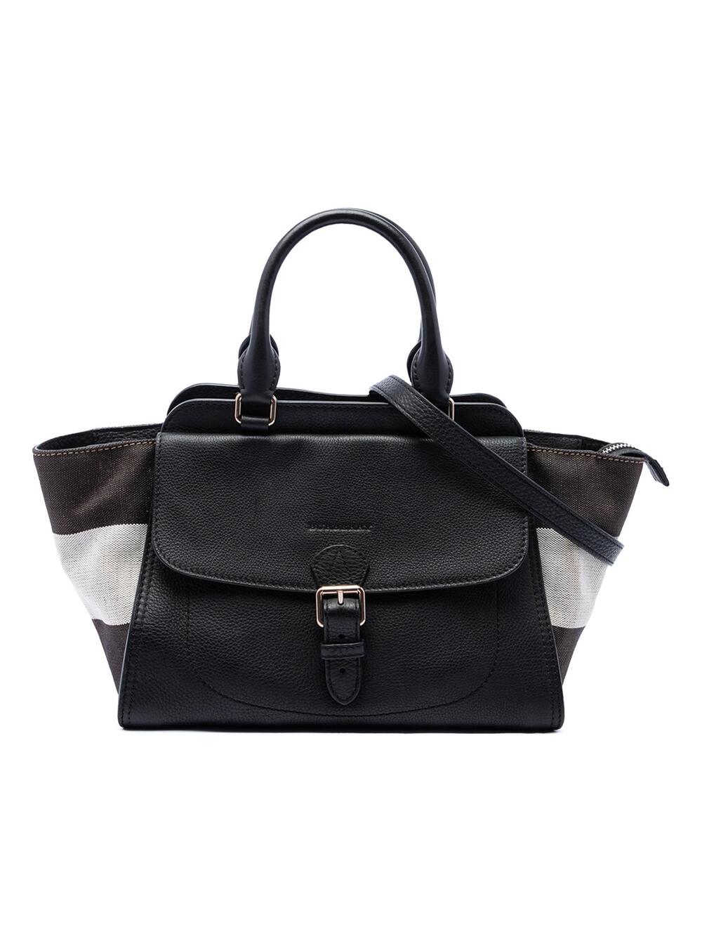 Burberry Leather And Mega Check Canvas #349014B47B